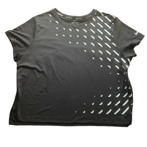 Nike Black Running Shirt Womens Size XL